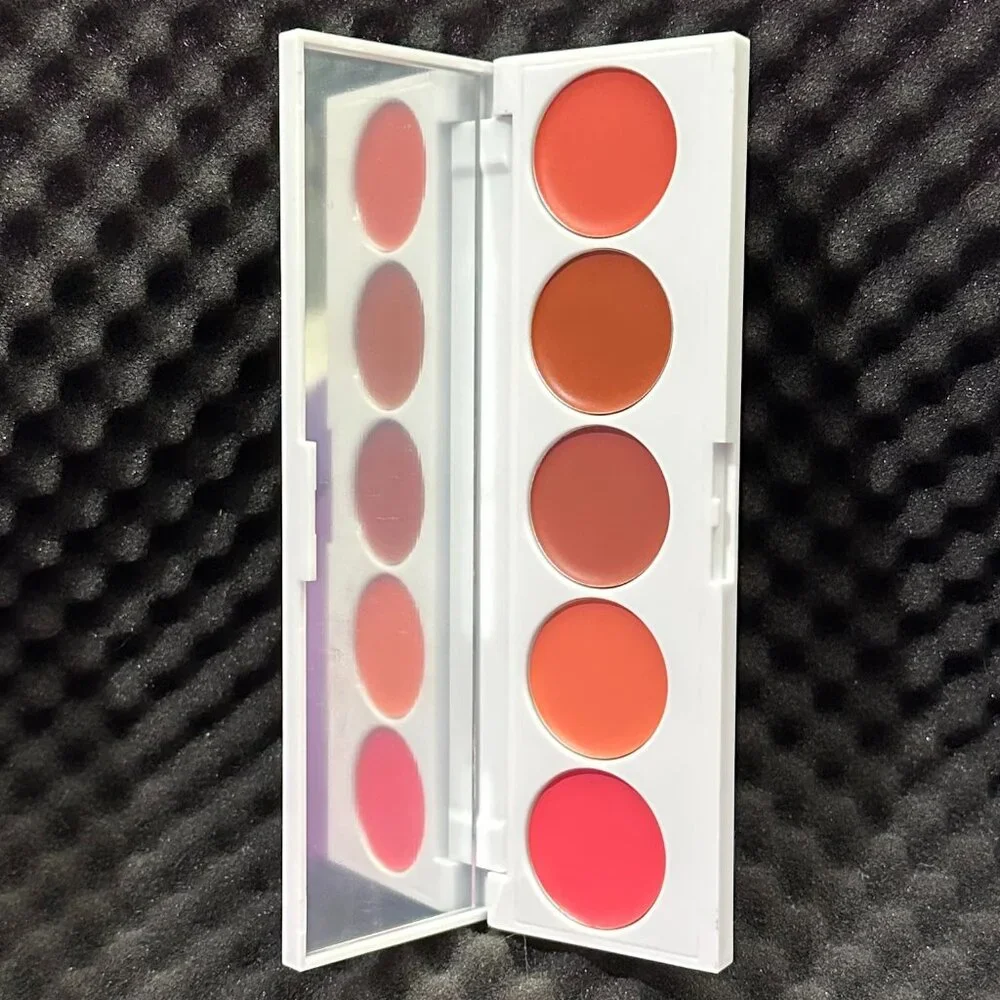 Seraphine Botanicals Rhubarb + Rose Creamy Lip & Cheek Palette